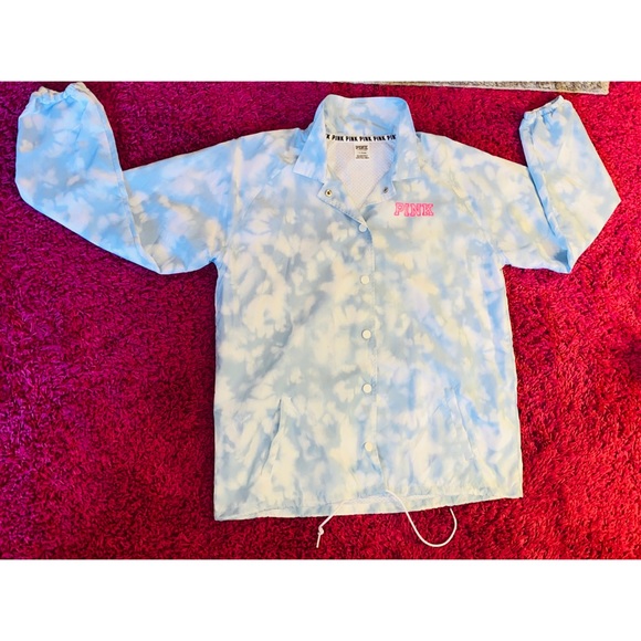 Victoria's Secret Pink Sky Cloud Jacket L $111 - Picture 2 of 16